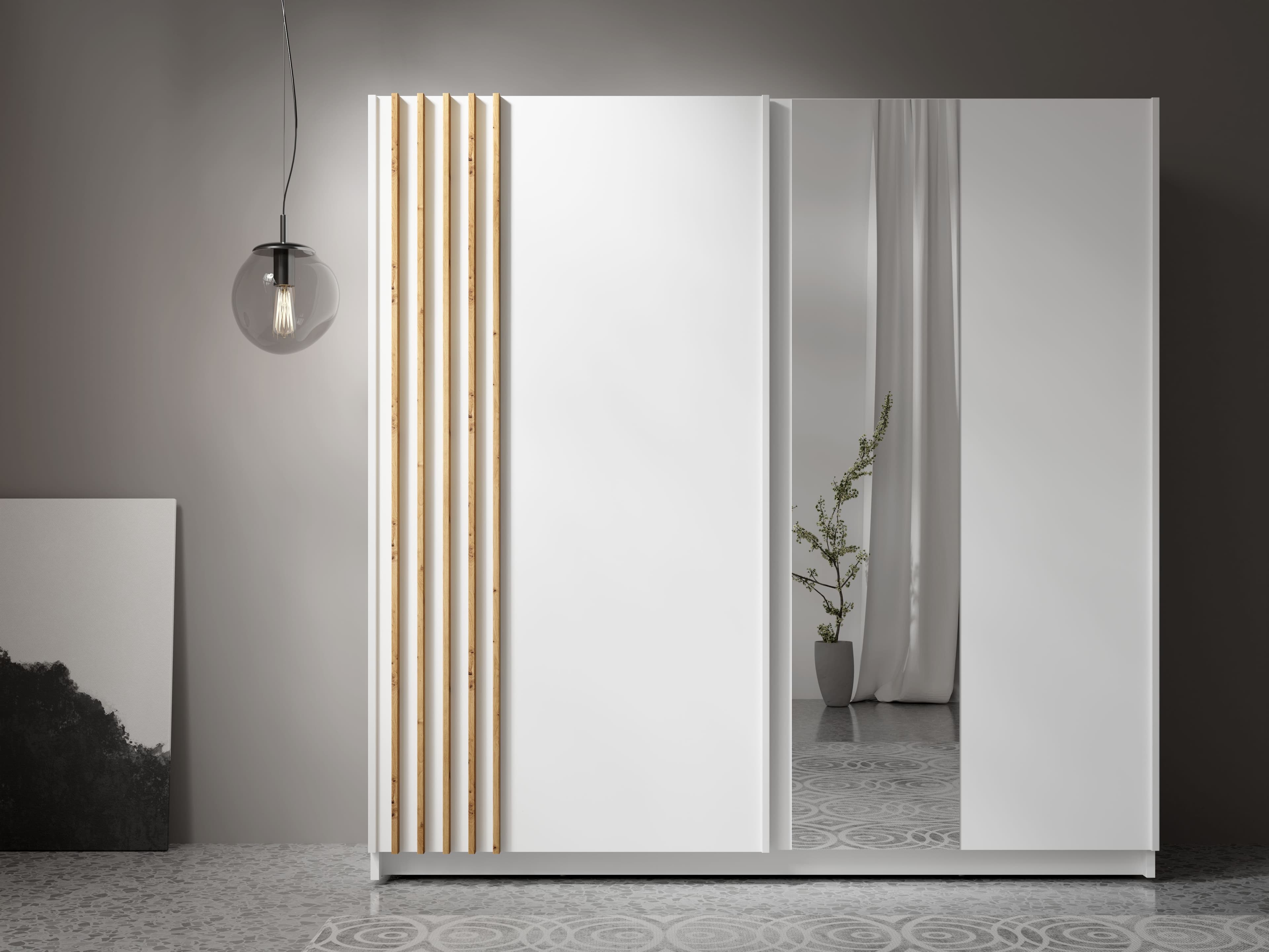 Metesso Wardrobe with Mirror