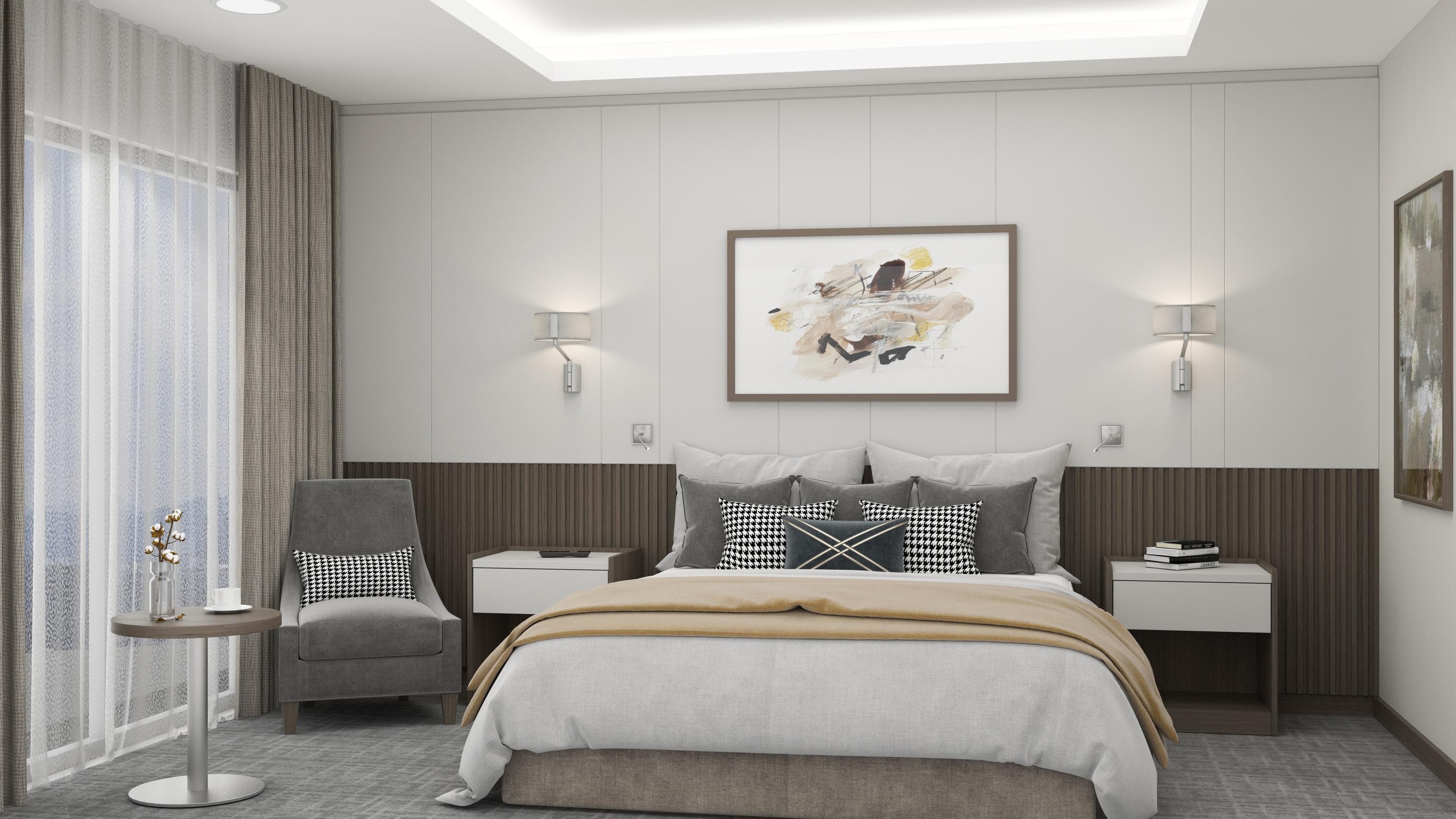 3D Visualization - Hotel Room